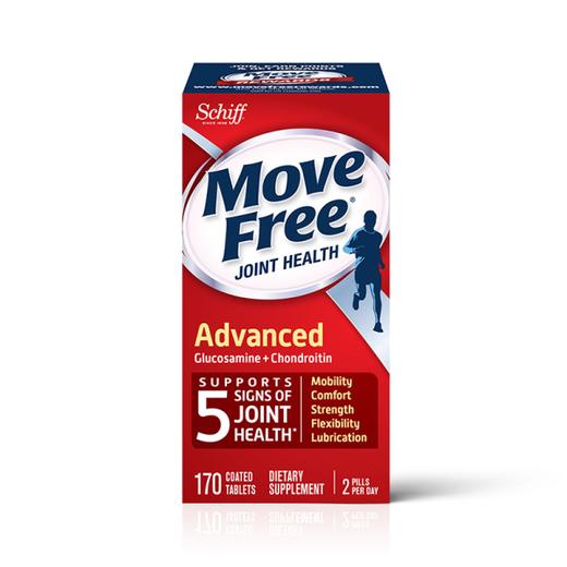【直邮】MoveFree 红瓶维骨力 170粒 1瓶装 商品图1