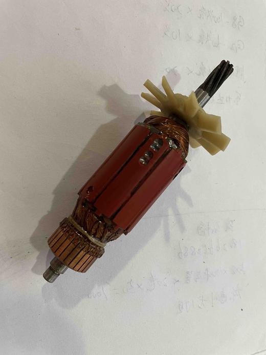 【货号04991】短款2.5电剪刀转子电剪刀电机7齿转子铁皮剪刀配件 商品图6