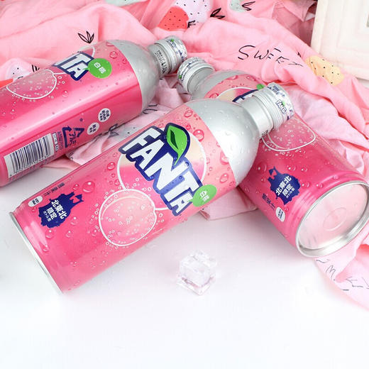 日本 进口可口可乐FANTA芬达白桃水蜜桃味碳酸饮料高颜值汽水 500ml 商品图1