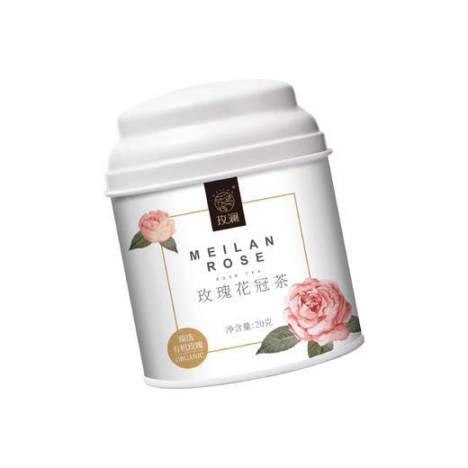 玫瑰花冠茶有机四川干玫瑰花大朵特级重瓣养生茶伴手礼罐装 商品图0