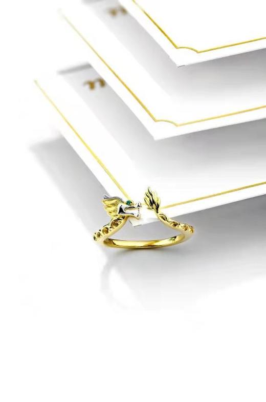 【采购专享】宫里的世界 行运一条龙开口戒指 商品图1