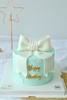 浅绿色蝴蝶结蛋糕（务必提前24小时下单） 商品缩略图0