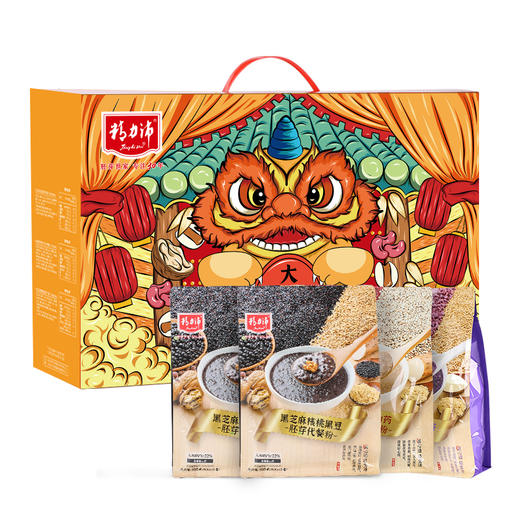 精力沛牌谷物胚芽代餐粉礼盒1.2千克（内含40小包多种品味） 商品图3