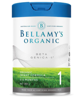 【保税区发货】Bellamy's 贝拉米A2有机奶粉1段（新品） 800g