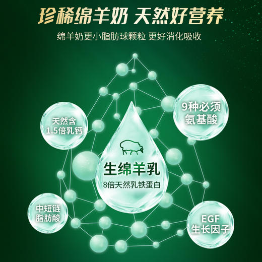 新国标百跃西谱儿童学生青少年成长绵羊乳粉700克适合（3-15岁） 商品图2