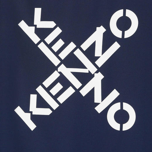 KENZO 高田贤三 男士运动修身T恤 藏蓝 FB55 TS024 4JS 77 商品图3