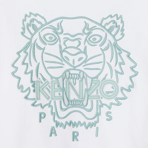 KENZO 高田贤三 男士老虎运动衫 白色 FB55 SW120 4MP 01B 商品图3