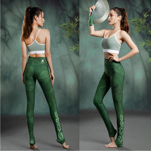 【七十二小时发货】壁虎瑜伽【2106SY050】拼色吊带运动文胸（有胸垫） 商品图4