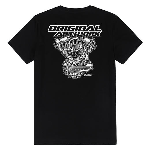 机车发动机男越野潮流大码短袖T恤夏装新款 NMT-1626 商品图5