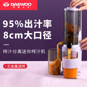 [屁侠推荐.pippa] 韩国大宇/DAEWOO 95%出汁率 纯鲜榨果汁 一机搞定 原汁压榨机
