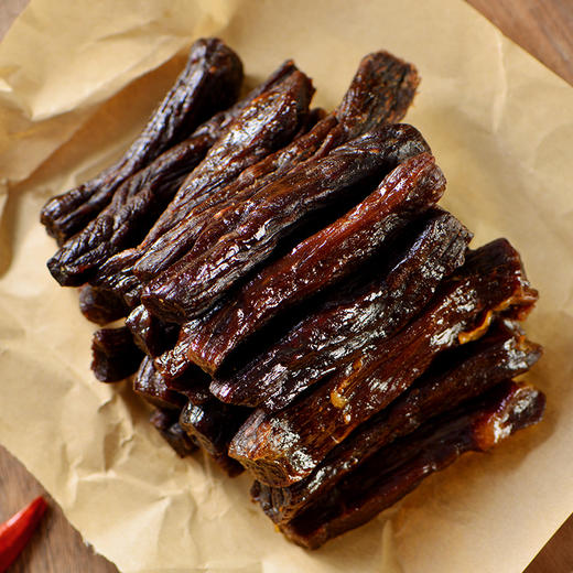 内蒙古阿纳牧场·手撕牛肉干，3斤肉做1斤纯肉干，牛香浓浓，柔韧好嚼 商品图4