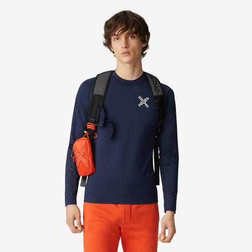 KENZO 高田贤三 男士运动修身T恤 藏蓝 FB55 TS024 4JS 77 商品图0