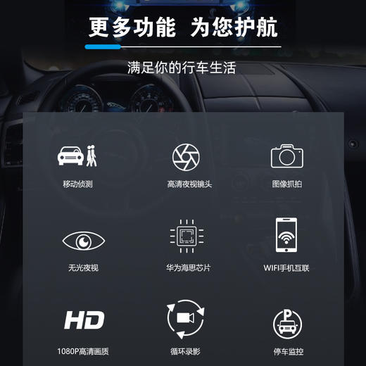 飞利浦 CVR106  隐藏式行车记录仪 商品图3