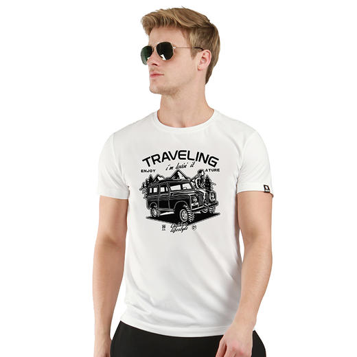 路虎DEFENDER夏季新款机车越野风格流行T恤衫NMT-1631 商品图0