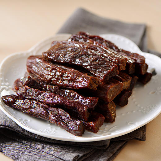 内蒙古阿纳牧场·手撕牛肉干，3斤肉做1斤纯肉干，牛香浓浓，柔韧好嚼 商品图3