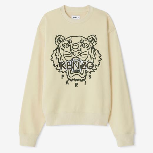 KENZO 高田贤三 男士老虎运动衫 米黄 FB55 SW120 4MP 08 商品图2