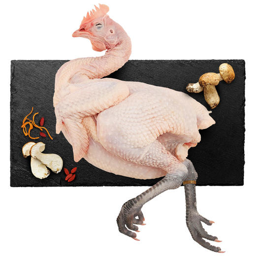 天农 瑶鸡800g*2只装贵州高原黑脚土鸡农场谷物喂养 商品图1