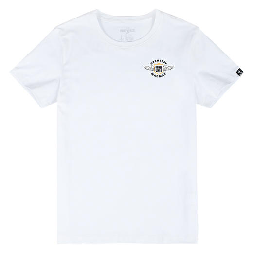 新款短袖潮流个性纯色黑白大码休闲T恤衫NMT-1637 商品图3