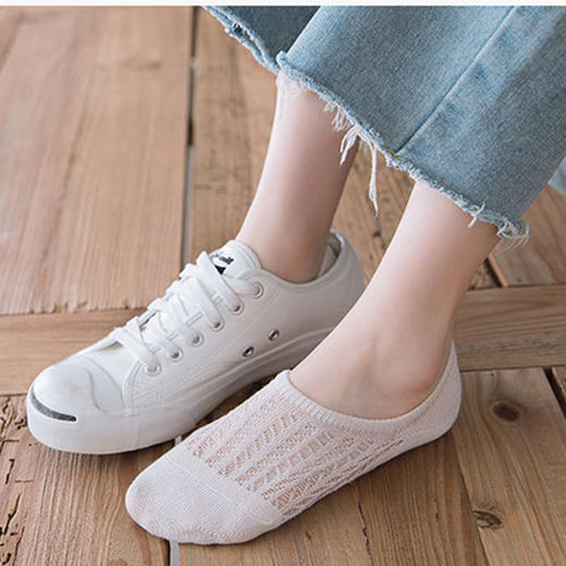 10双装！【穿似未穿，舒适新体验】薄如蝉翼，清凉透气，至薄透气隐形袜，镂空透气不闷脚，强拉不掉跟不勒脚，降温凉爽更舒适男女短袜子 商品图4