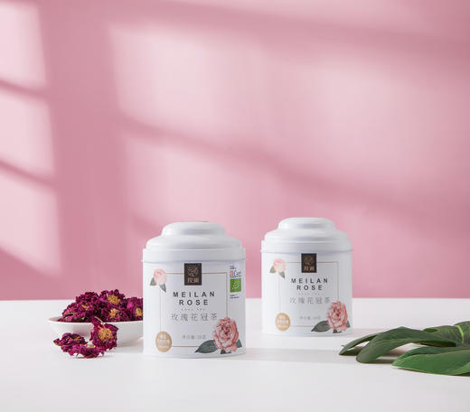 玫瑰花冠茶有机四川干玫瑰花大朵特级重瓣养生茶伴手礼罐装 商品图3