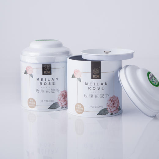 玫瑰花冠茶有机四川干玫瑰花大朵特级重瓣养生茶伴手礼罐装 商品图1