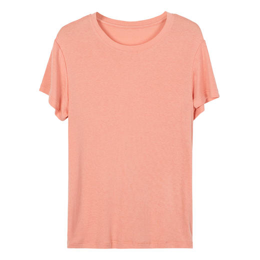 【特价清仓】女士新款天丝圆领短袖T恤 商品图6