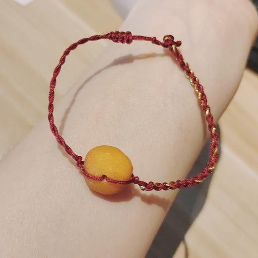 蜜蜡饼手串 商品图0