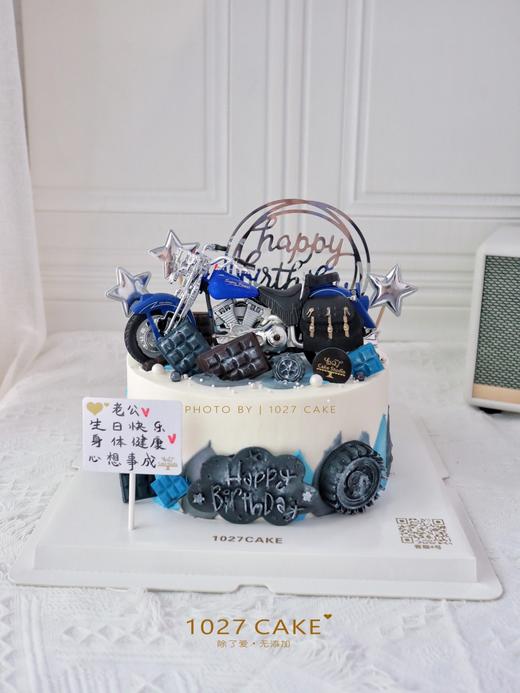 1027 Cake |  摩托车主题  哈雷 商品图1