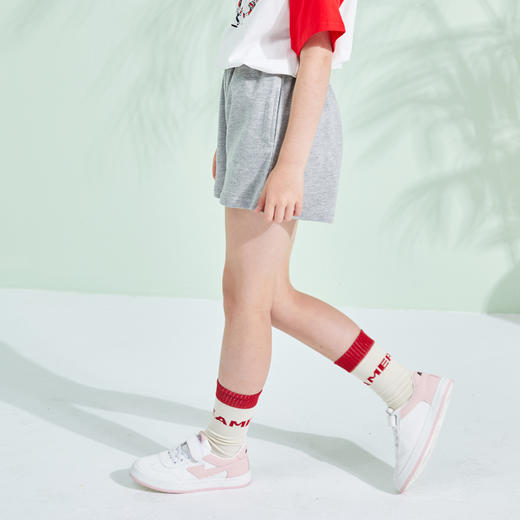 2021年夏季新款女童花苞腰针织短裤 商品图2