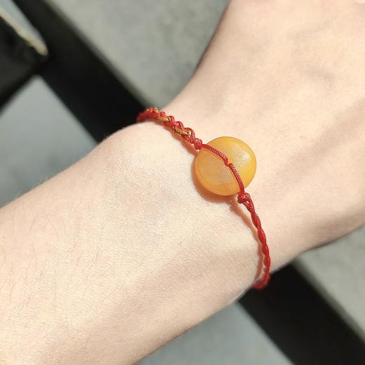 蜜蜡饼手串 商品图1