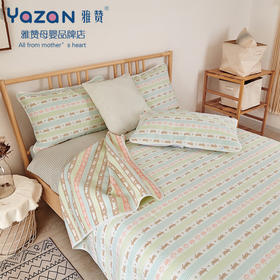 雅赞六层纯棉纱布软凉席 200*240cm