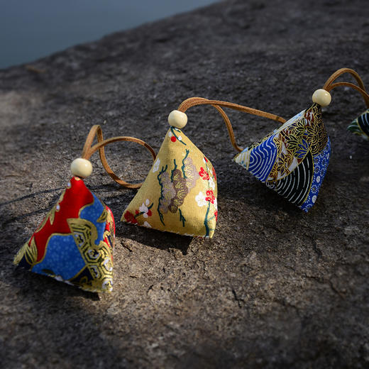 【精品单个独立礼盒】端午节香包香囊 艾草驱蚊随身手工古风香香囊-M仓 商品图2