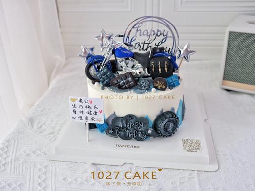 1027 Cake |  摩托车主题  哈雷 商品图0