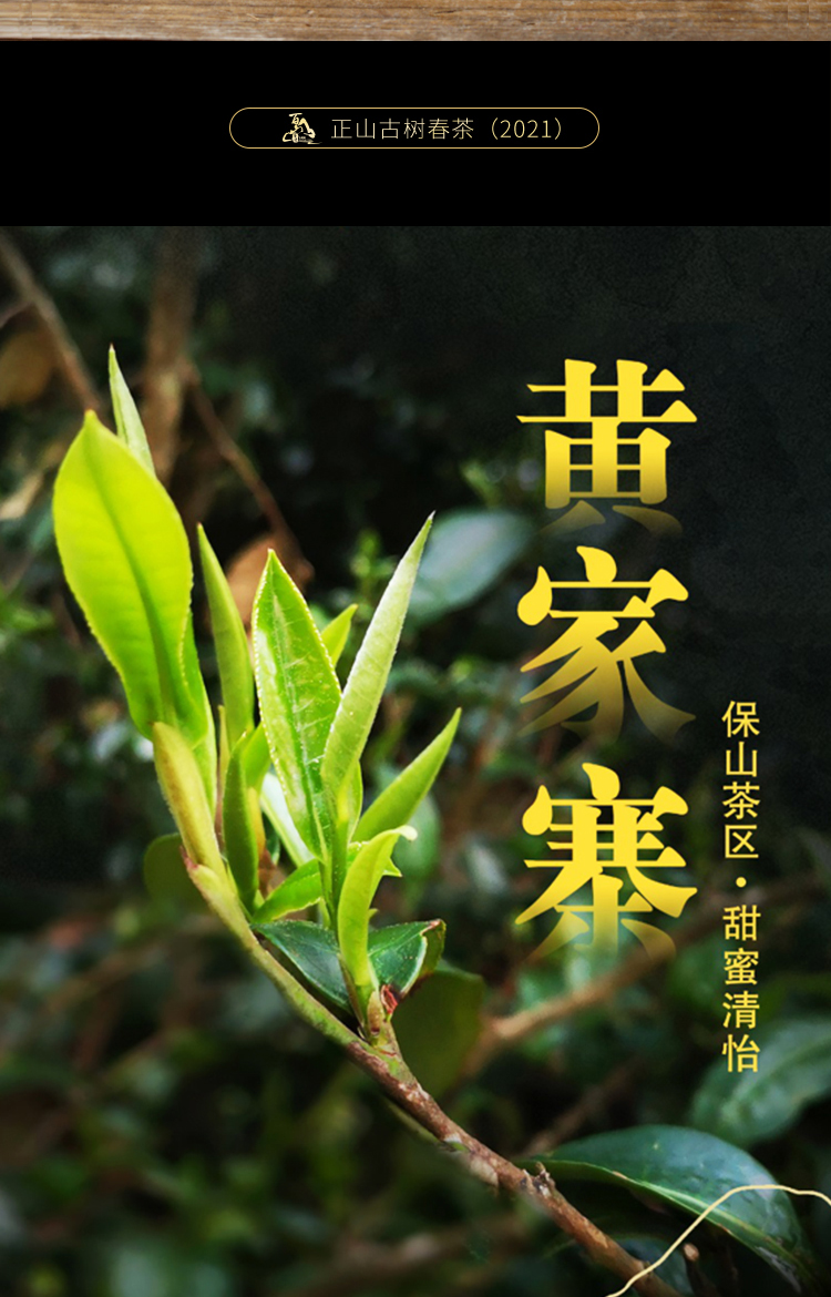 357g100g供选黄家寨山古树茶七彩云南庆沣祥2021头春普洱生茶高端伴手