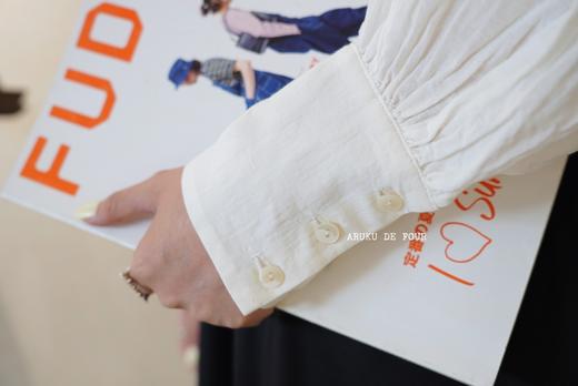 the last flower of the afternoon象牙白/黑上衣 商品图4