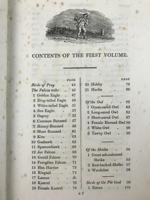 1821年 比维克《英国鸟类史》（全2卷） 近200幅版画插图 真皮精装大32开 商品图7