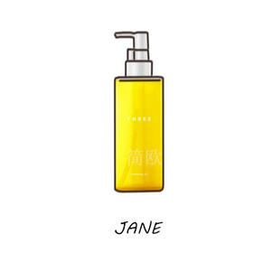 日本three卸妆油小三眼唇脸三合一深层清洁脸部敏感肌肤专用男女185ml新款