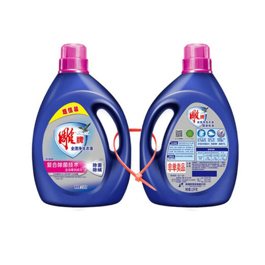 雕牌全渍净洗衣液(健康除菌)【2.5KG+2.5KG】 商品图0