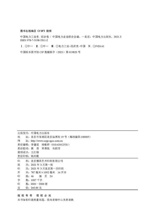 中国电力工业史  综合卷 商品图3