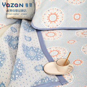 雅赞六层纯棉纱布软凉席 220*240cm