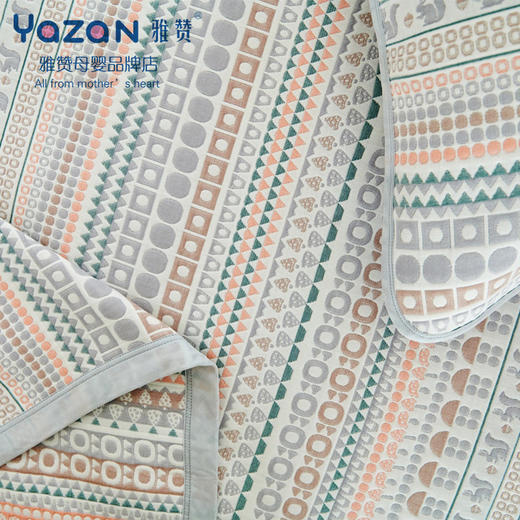 雅赞六层纯棉纱布软凉席 220*240cm 商品图2