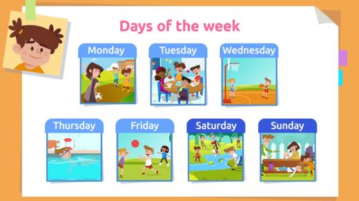 Days of the Week朗读示范 商品图0