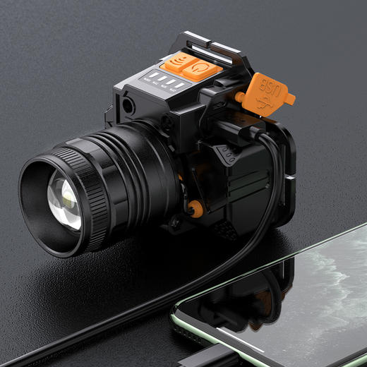 SUPERFIRE神火HL58头灯头戴式强光远射旋转调焦充电led户外钓鱼灯 商品图3