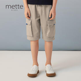 【纯棉工装短裤】夏季新品男童工装短裤大口袋五分短裤子