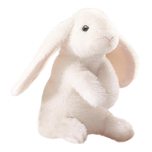 Folkmanis Puppets小垂耳兔指套玩具/2745玩偶毛绒玩具礼物 商品图0