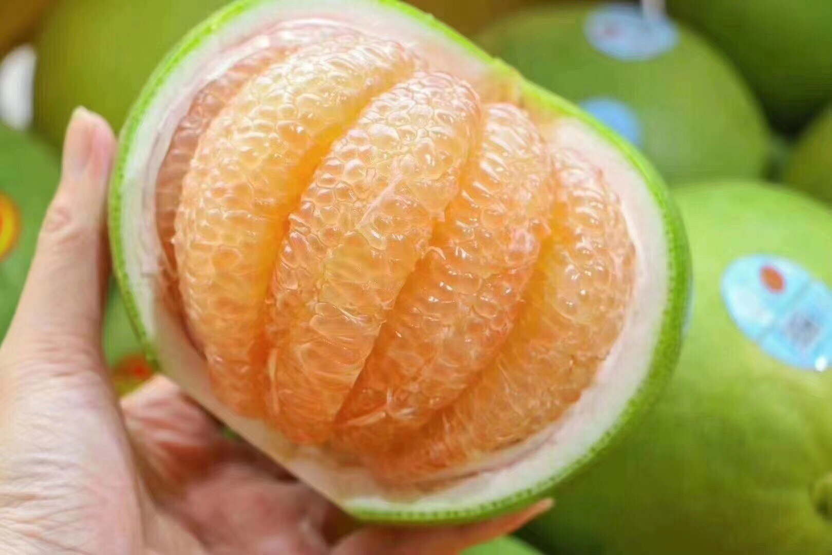 泰国🇹🇭ick金柚（金标），颗颗百里挑一，柚子届的标杆，嫩甜型首选