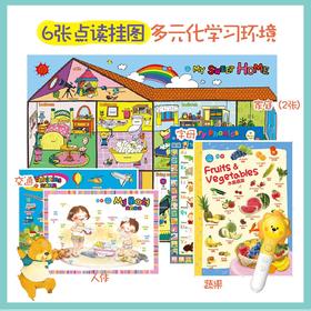 【点读版】快乐英语点读海报随机3张