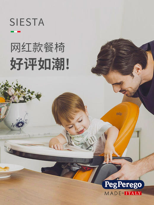 【pegperego帕利高】 SIESTA 豪华型 高脚餐椅 商品图0