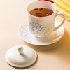 蓝宝牡丹会议盖杯   新心兰盖杯骨瓷茶杯 商品缩略图4