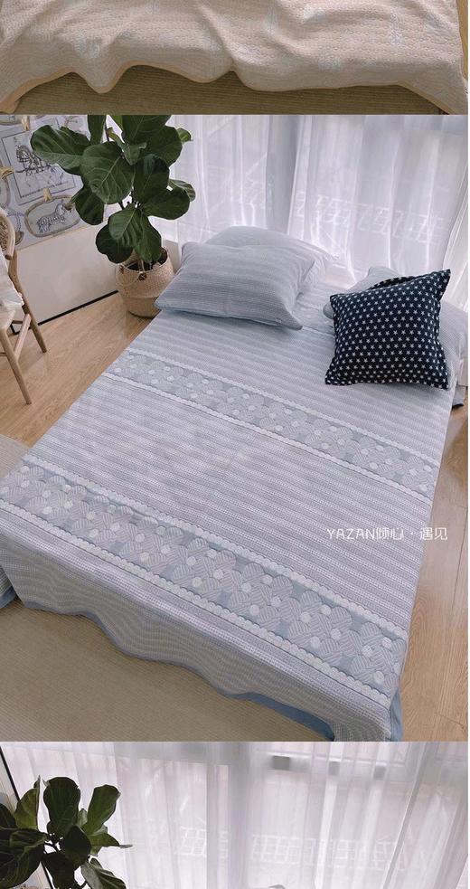 雅赞六层纯棉纱布软凉席 220*240cm 商品图4